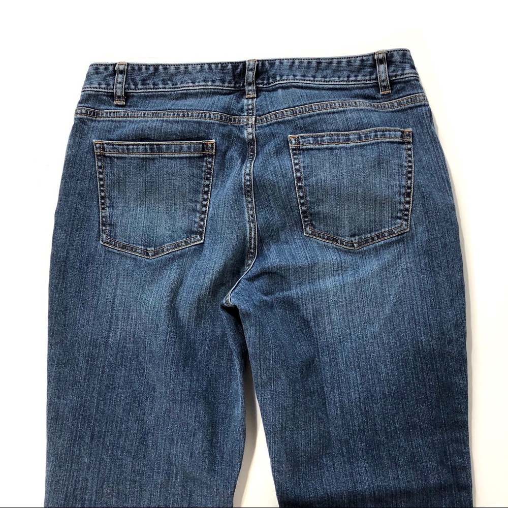 Talbots Outlet Mid Rise Signature Boot Cut Jeans - Picture 5 of 8